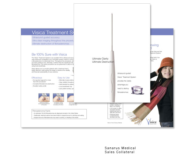 Sanarus Medical Sales Collateral