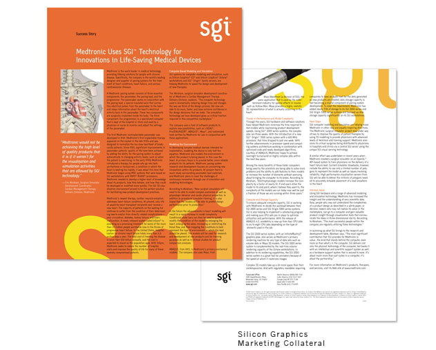Silicon Graphics Marketing Collateral