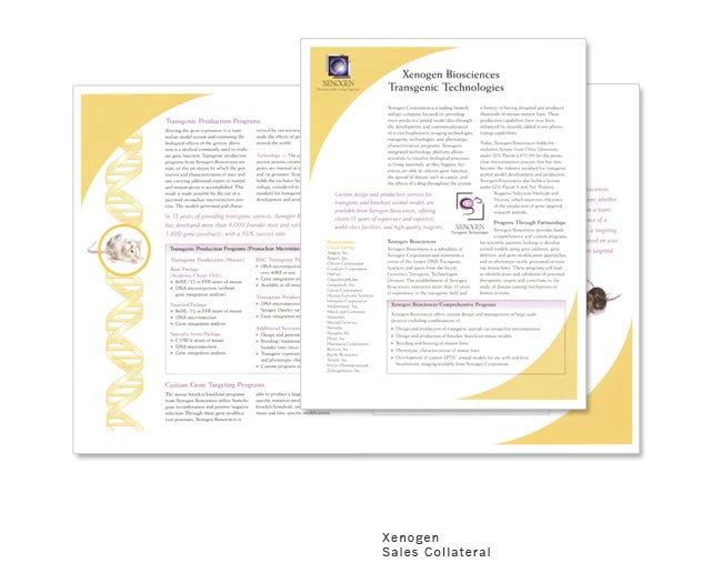 Xenogen Sales Collateral