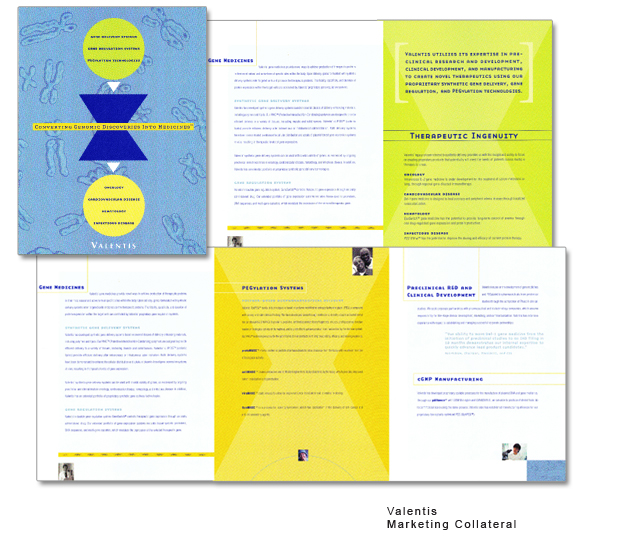 Valentis Marketing Collateral